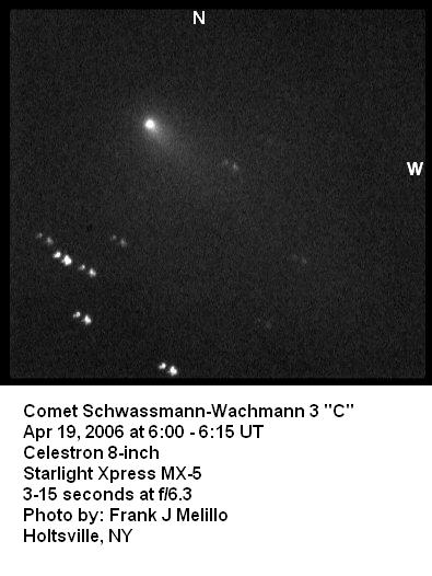 73P-C/Schwassmann-Wachmann 2006-Apr-19 Frank Melillo