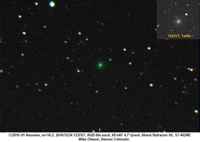 C/2016 U1 (NEOWISE) 2016-Dec-24 Mike Olason