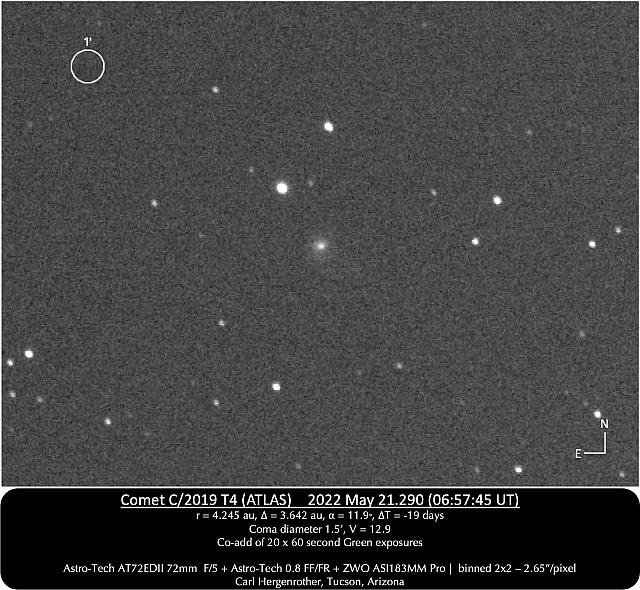C/2019 T4 (ATLAS) 2022-May-21 Carl Hergenrother