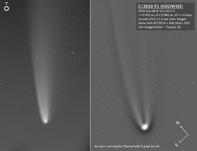 C/2020 F3 (NEOWISE) 2020-Jul-08 Carl Hergenrother