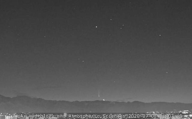 C/2020 F3 (NEOWISE) 2020-Jul-08 UAz Webcam