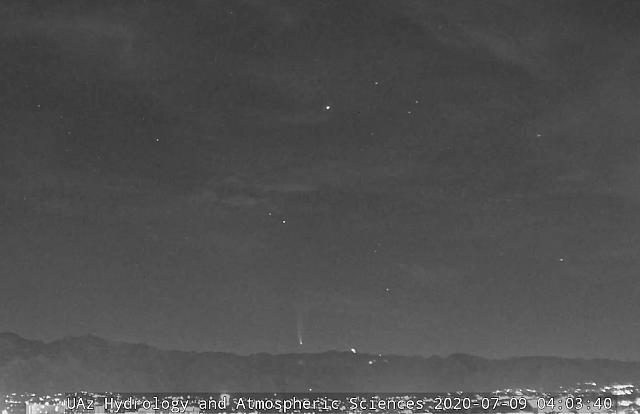 C/2020 F3 (NEOWISE) 2020-Jul-09 UAz Webcam