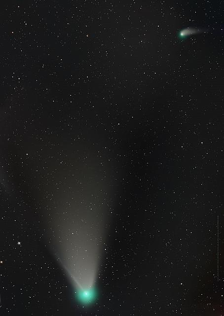 C/2020 F3 (NEOWISE) & C/2017 T2 (PANSTARRS) 2020-Aug-11 Dan Bartlett