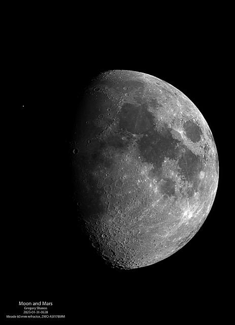 Moon and Mars 2023-01-31-0528 7-GTS-L-Mars Registax