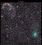 12P/Pons-Brooks & NGC 6888 2024-Jan-12 Martin Mobberley